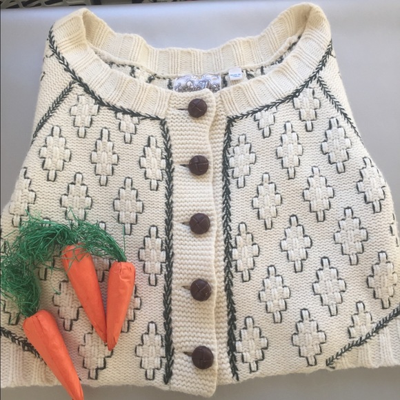 L.A.M.B. Sweaters - L.a.m.b. Cream Cropped sweater cardigan